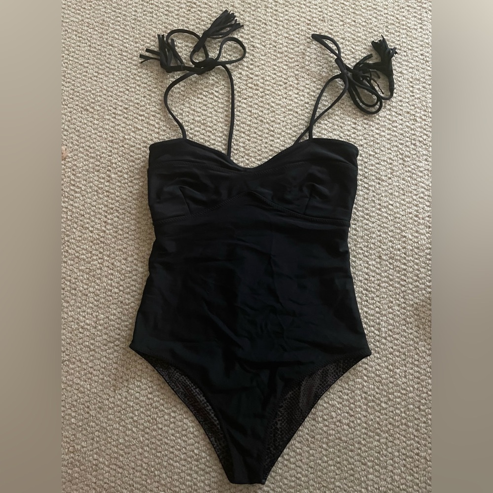 Acacia Swimwear Black One Piece